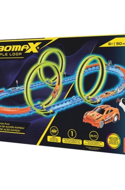GLOW TRIPLE LOOP TURBOTRAX PISTA CARRERAS RC 2050365