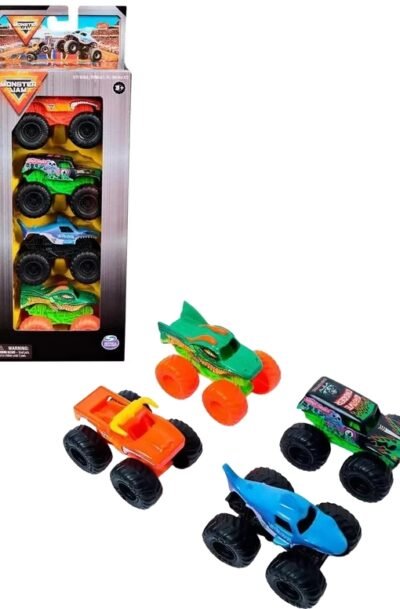 MONSTER JAM 1:72 PLASTIC 4 PACK 6071188