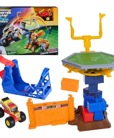 MONSTER JAM SET SMASH N BASH CRASHCOURSE 1:64 6074638