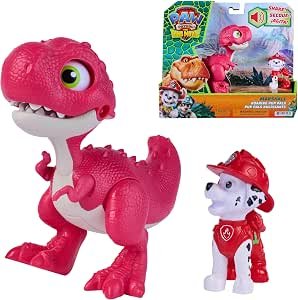 PAW PATROL FIGURAS RUGIDO DINO Y CACHORRO 6076337
