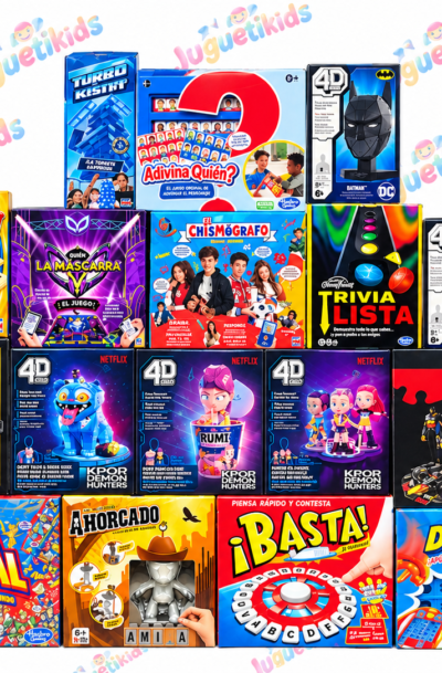 PAQUETE JUEGOS DE MESA DELUXE 20 PIEZAS $3,550