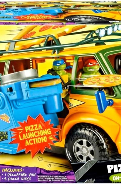 TMNT MOVIE VAN DE PIZZA CON LANZADOR 89761