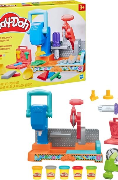 PLAY DOH STAMP N SAW TOOL BENCH F9141