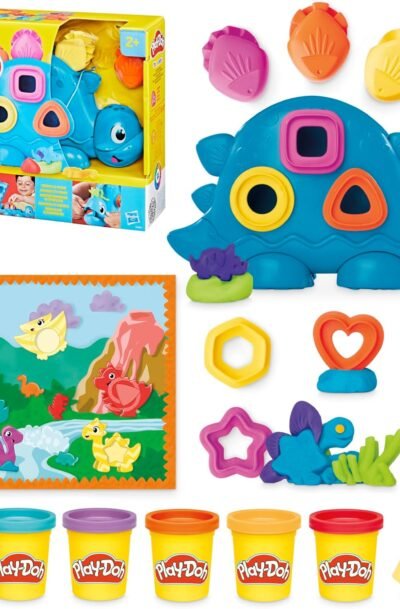 PLAY DOH SHAPES AND COLORS DINO