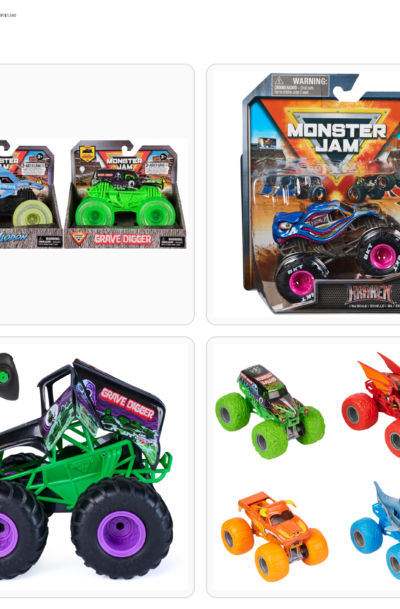 PAQUETE MONSTER JAM 15 PIEZAS POR $1,560