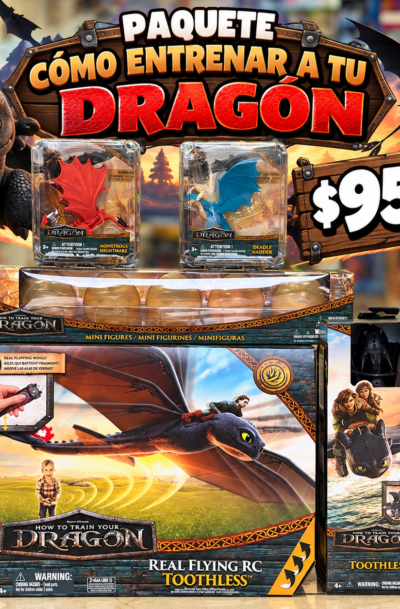 PAQUETE ENTRENAR A TU DRAGON $950