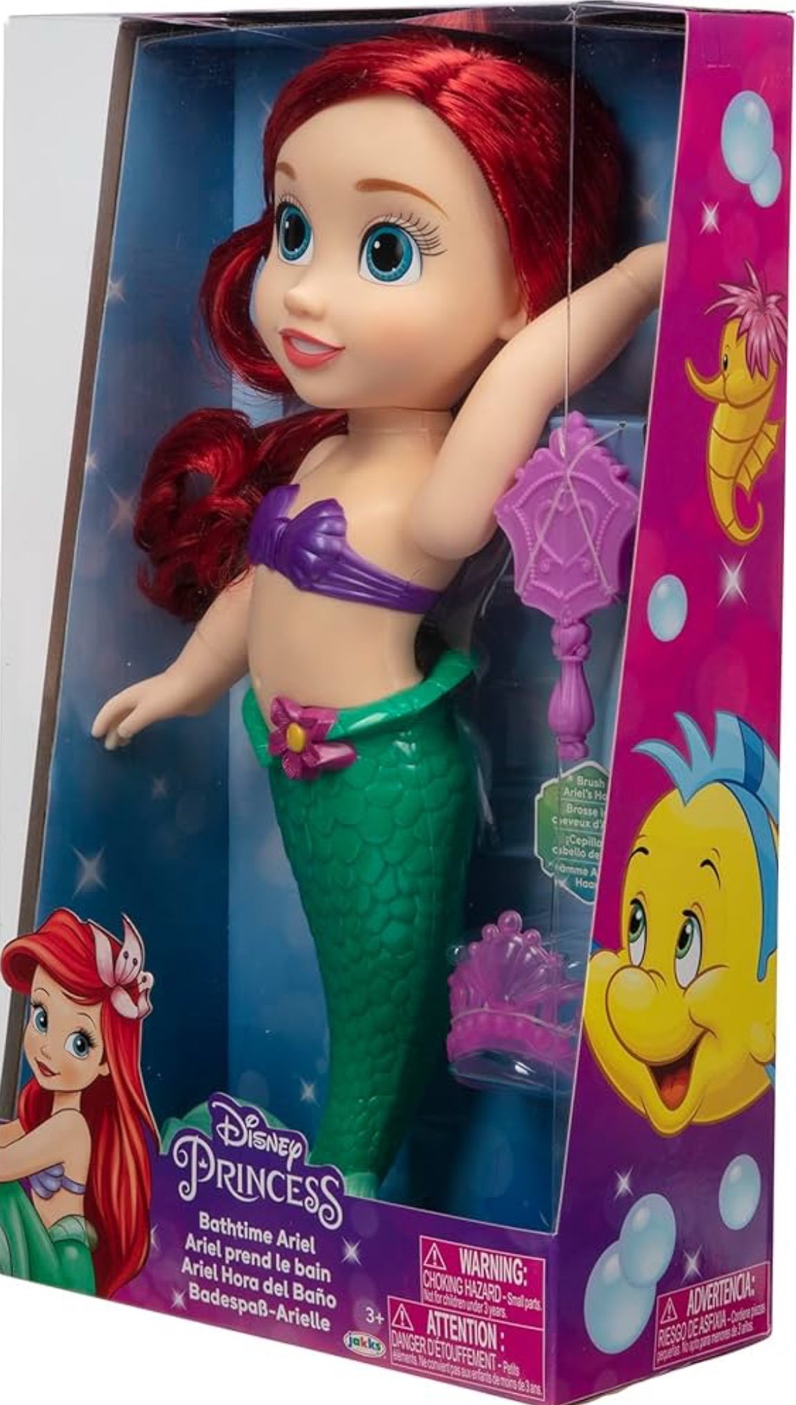 BATHTIME ARIEL W BRUSH Juguetikids BATHTIME ARIEL W BRUSH Juguetikids