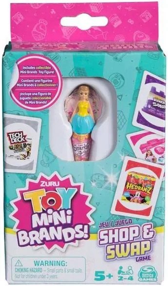 Mini brands shop and swap card game