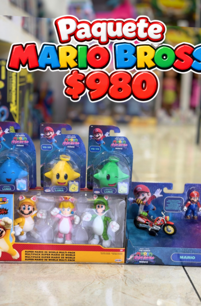 PAQUETE MARIO BROSS $980